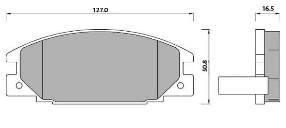 FERODO BRAKE PAD SET (4)