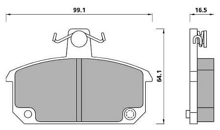PREMIUM BRAKE PAD SET (4)