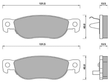 PREMIUM BRAKE PAD SET (4)