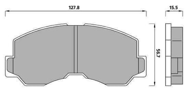 PREMIUM BRAKE PAD SET (4)