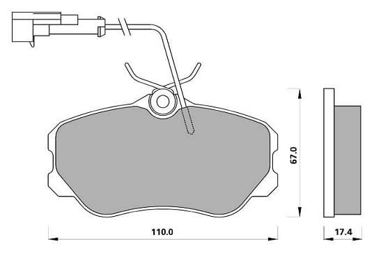 PREMIUM BRAKE PAD SET (4)