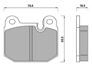 PREMIUM BRAKE PAD SET (4)