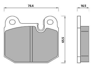 PREMIUM BRAKE PAD SET (4)