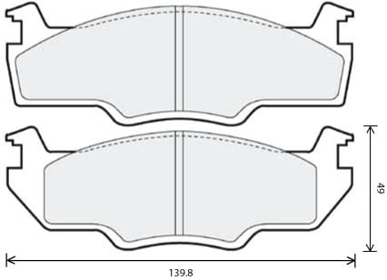 PREMIUM BRAKE PAD SET (4)