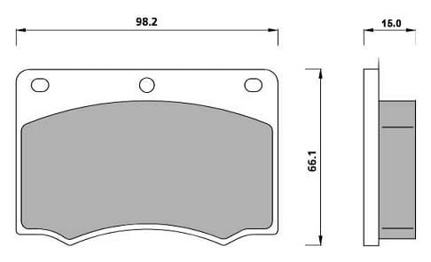 PREMIUM BRAKE PAD SET (4)