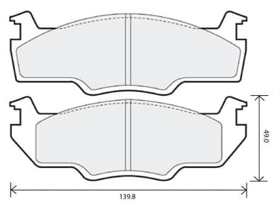 PREMIUM BRAKE PAD SET (4)