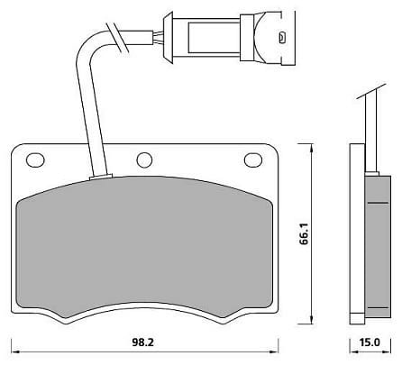 PREMIUM BRAKE PAD SET (4)