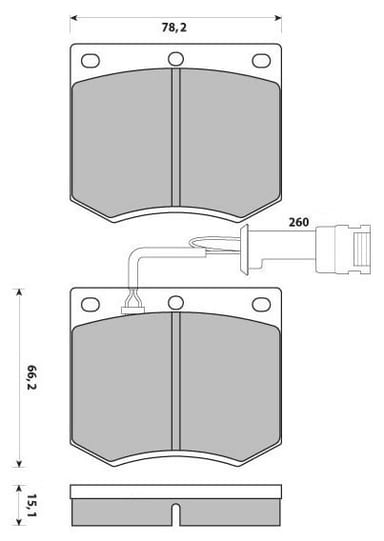 PREMIUM BRAKE PAD SET (4)