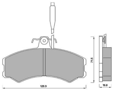 PREMIUM BRAKE PAD SET (4)