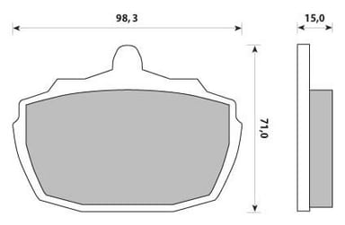 PREMIUM BRAKE PAD SET (4)