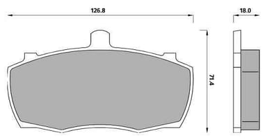 PREMIUM BRAKE PAD SET (4)