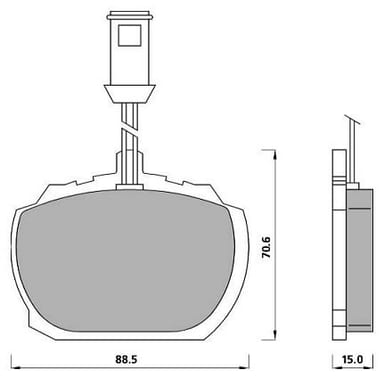 PREMIUM BRAKE PAD SET (4)