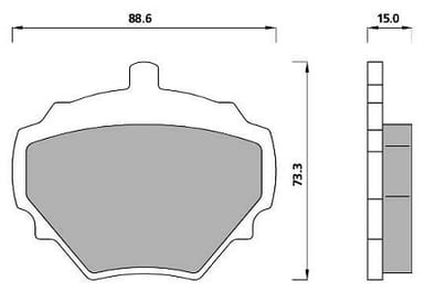 PREMIUM BRAKE PAD SET (4)