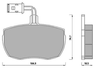 PREMIUM BRAKE PAD SET (4)
