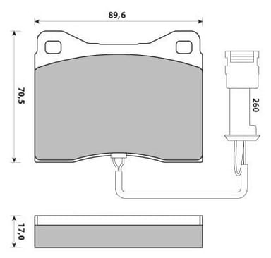 PREMIUM BRAKE PAD SET (4)