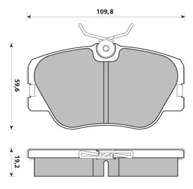 PREMIUM BRAKE PAD SET (4)