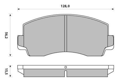 PREMIUM BRAKE PAD SET (4)