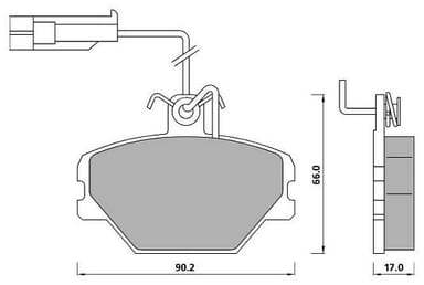 PREMIUM BRAKE PAD SET (4)