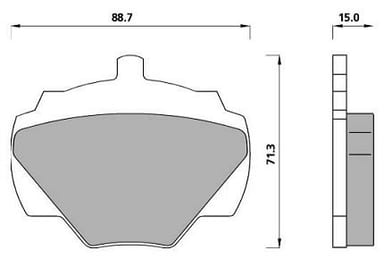 FERODO BRAKE PAD SET (4)