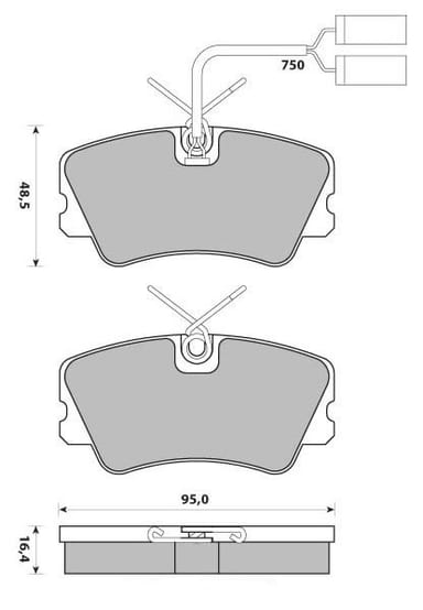 PREMIUM BRAKE PAD SET (4)