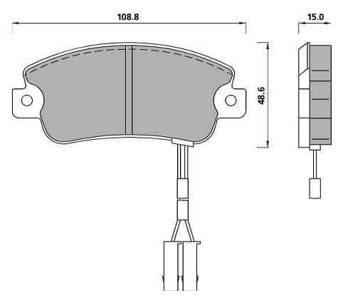 PREMIUM BRAKE PAD SET (4)
