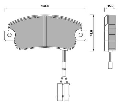 PREMIUM BRAKE PAD SET (4)