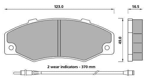 PREMIUM BRAKE PAD SET (4)