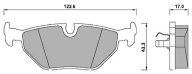 PREMIUM BRAKE PAD SET (4)