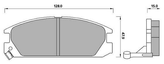 PREMIUM BRAKE PAD SET (4)