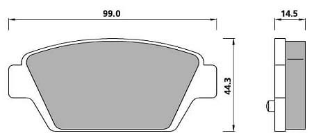 PREMIUM BRAKE PAD SET (4)