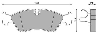 PREMIUM BRAKE PAD SET (4)