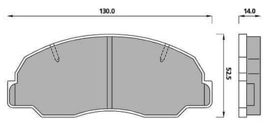 PREMIUM BRAKE PAD SET (4)