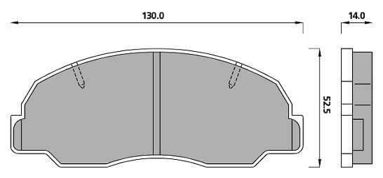 PREMIUM BRAKE PAD SET (4)