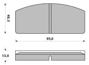 PREMIUM BRAKE PAD SET (4)