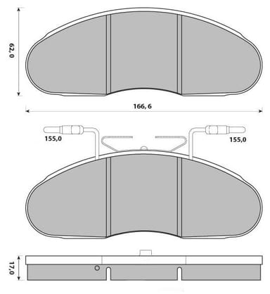 PREMIUM BRAKE PAD SET (4)