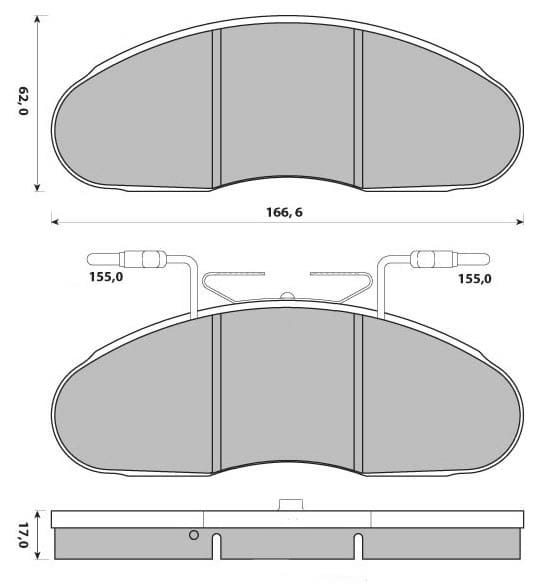 PREMIUM BRAKE PAD SET (4)