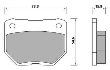 PREMIUM BRAKE PAD SET (4)