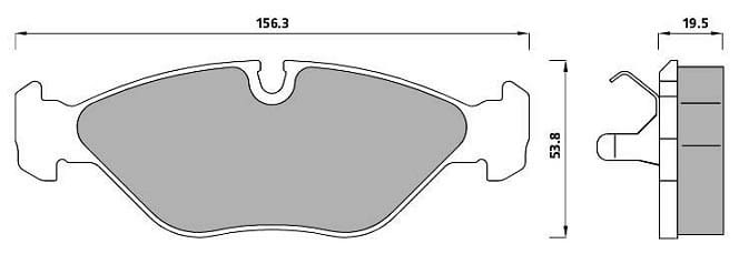 PREMIUM BRAKE PAD SET (4)