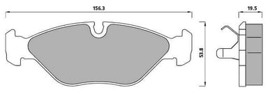 PREMIUM BRAKE PAD SET (4)