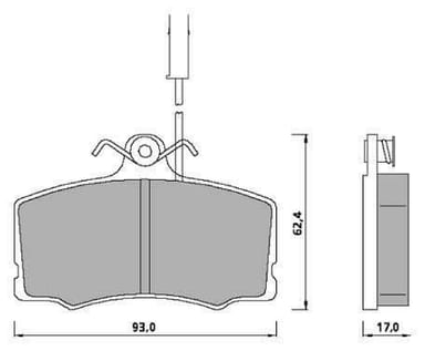 PREMIUM BRAKE PAD SET (4)