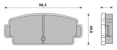 PREMIUM BRAKE PAD SET (4)