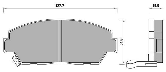 PREMIUM BRAKE PAD SET (4)