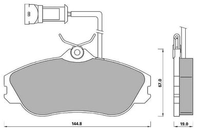 PREMIUM BRAKE PAD SET (4)