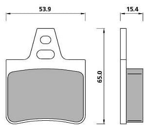 PREMIUM BRAKE PAD SET (4)