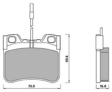PREMIUM BRAKE PAD SET (4)