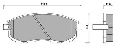 PREMIUM BRAKE PAD SET (4)