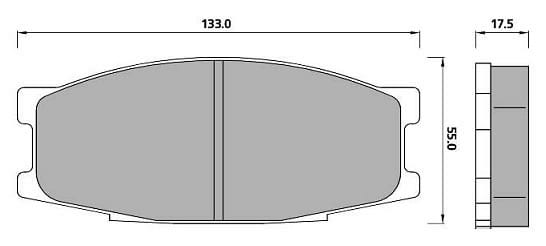 PREMIUM BRAKE PAD SET (4)