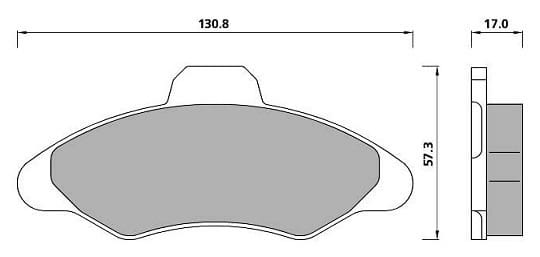 PREMIUM BRAKE PAD SET (4)