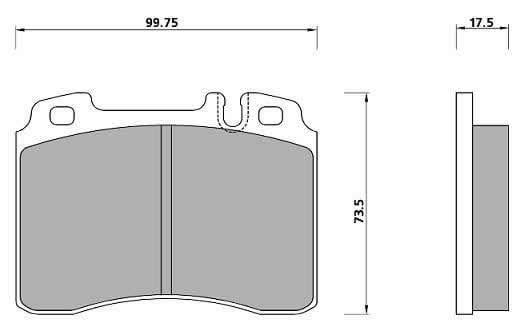 PREMIUM BRAKE PAD SET (4)