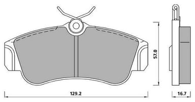 PREMIUM BRAKE PAD SET (4)